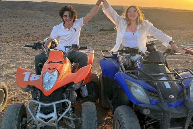 Agafay Desert Family Package: Quad Bike & Camel Ride, Dinner Show - Quad Biking Experience