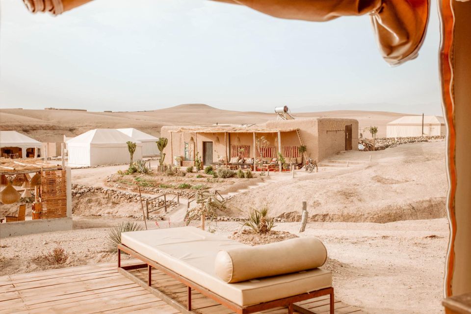Agafay Desert: Inara Camp Luxury Private Lunch W/ Camel Ride - Key Points