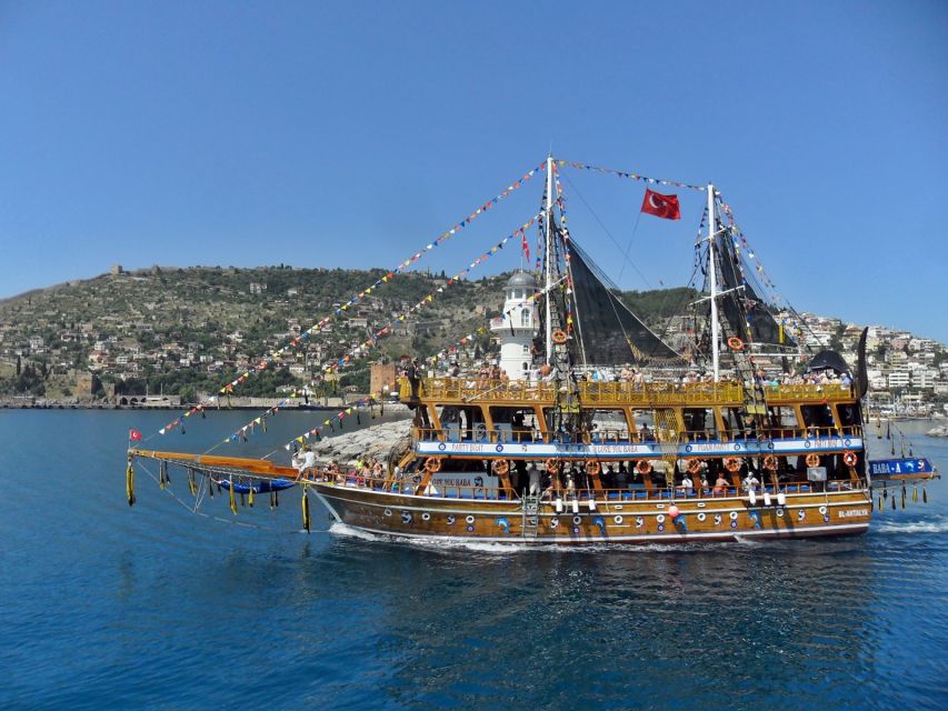 Alanya: Boat Tour With Sunbathing, Swimming & Snorkelling - Key Points