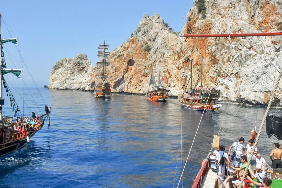 Alanya: Pirate Boat Trip With Lunch and Drinks - Key Points