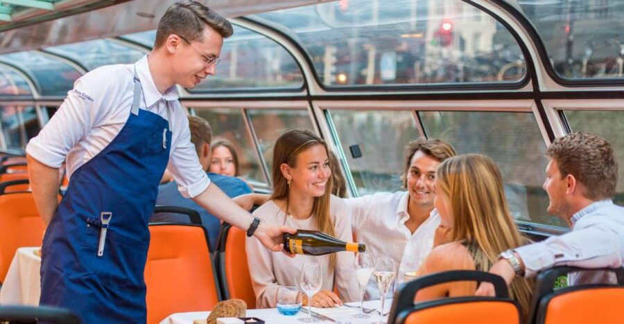 amsterdam dinner cruise with 4 course menu Amsterdam: Dinner Cruise With 4-Course Menu