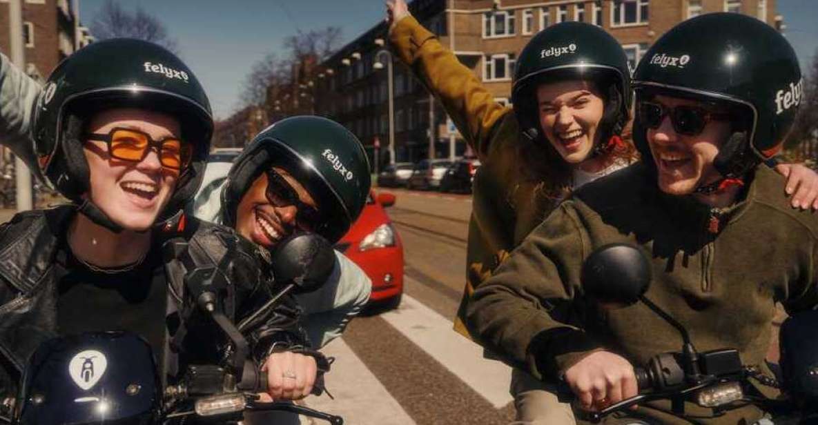 Amsterdam: Felyx E-Moped Day Pass - Key Points