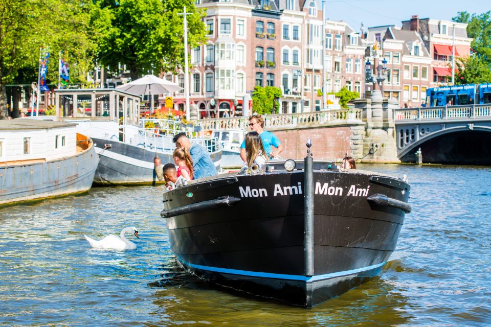 Amsterdam: Open Boat Canal Cruise With Local Guide - Key Points