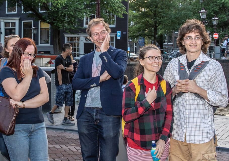 Amsterdam Walking Tour With a Comedian as Guide: City Centre - Key Points