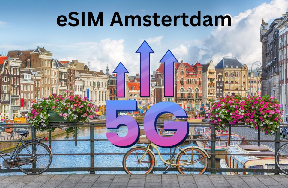 Amsterdam:Esim Mobile Data With Unlimited EU Internet Access - Key Points