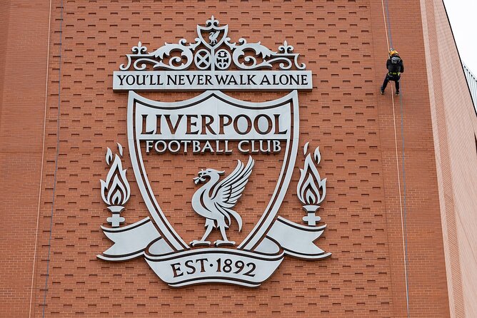 Anfield Abseil With Free Entry to the LFC Museum - Key Points