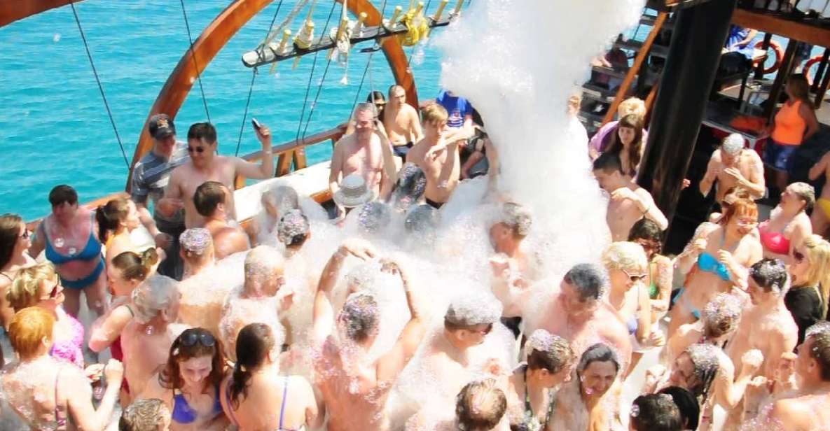 Antalya Kemer Foam Party Boat Tour With Lunch - Key Points