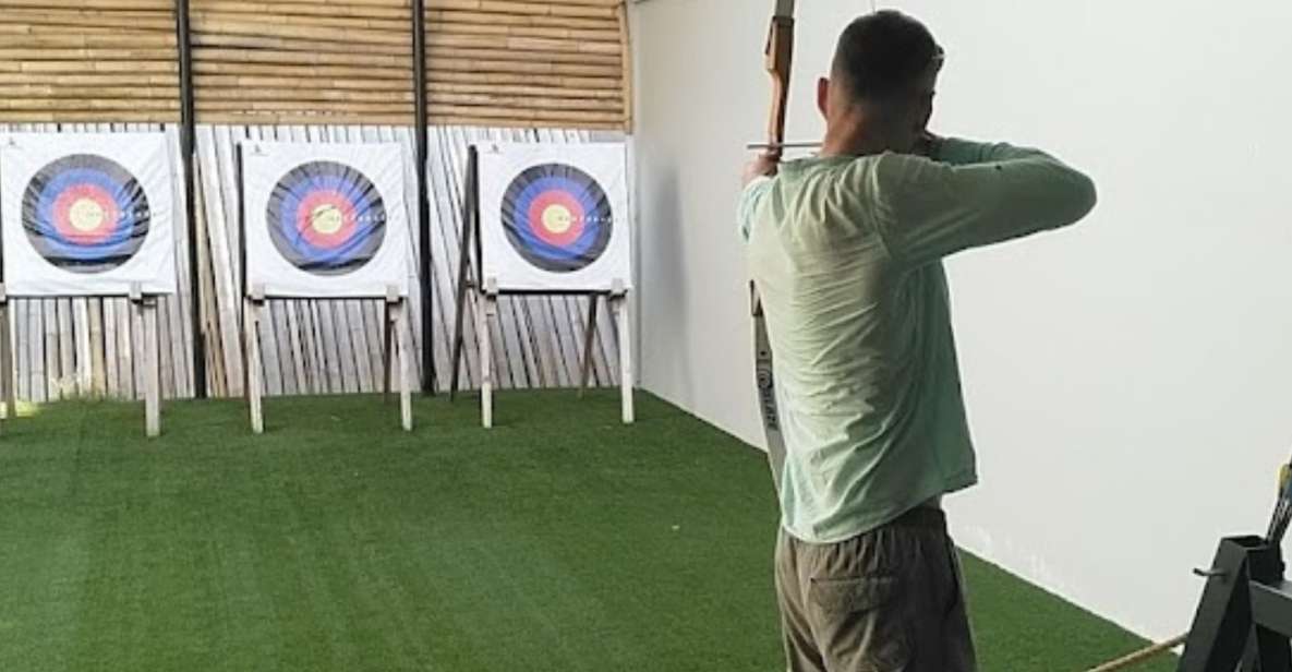 Bali: Archery and Axe Throwing Indoor With Pickup - Key Points