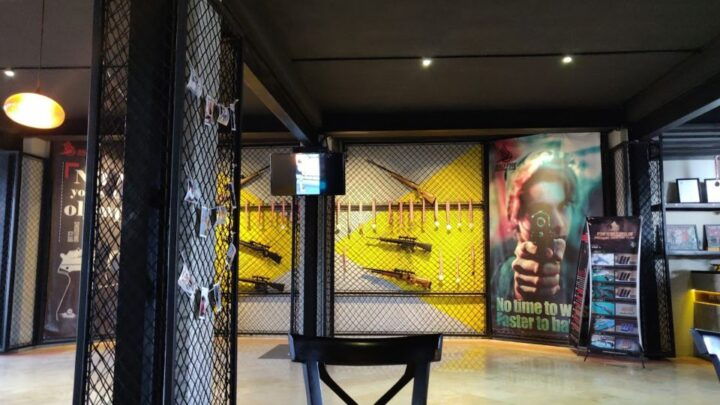 Bali: Single Gun Indoor Shooting Experiences With Pickup - Key Points