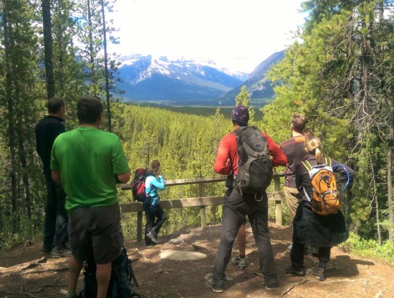 Banff: Bow River E-Bike Tour and Sundance Canyon Hike