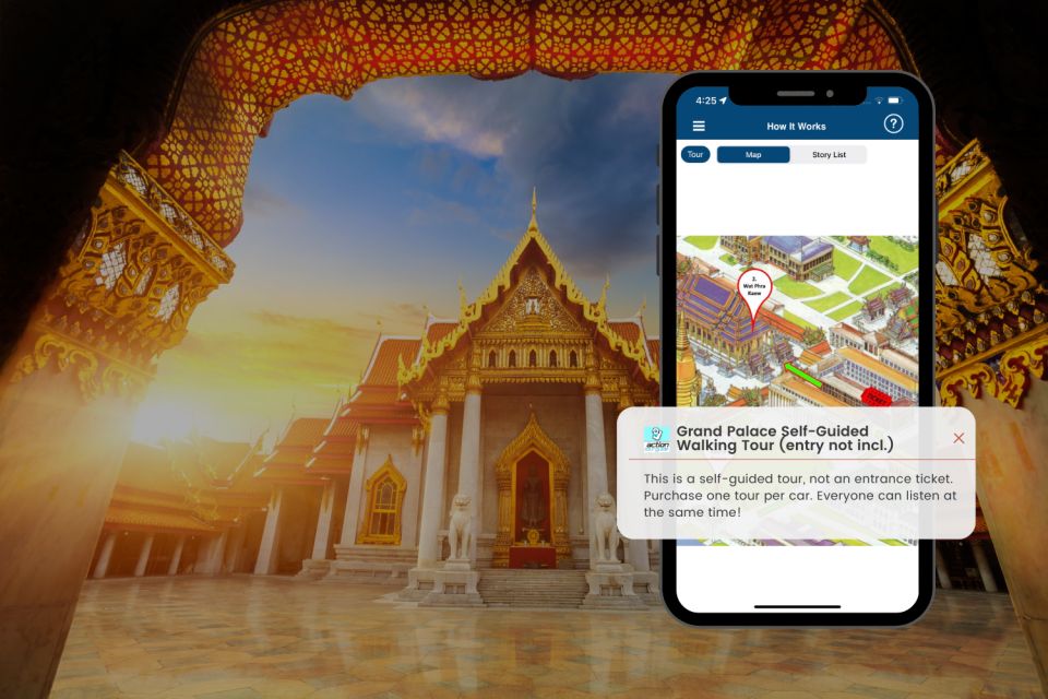 Bangkok: Grand Palace Self-Guided Walking Tour - Key Points