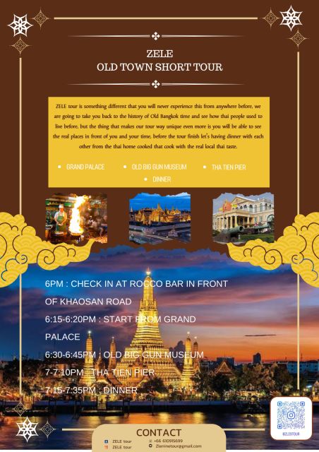 Bangkok: Old Town Short Tour - Key Points