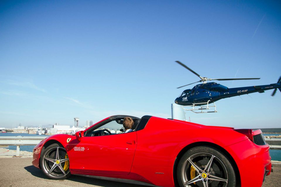 Barcelona: Ferrari Driving and Helicopter Experience - Key Points