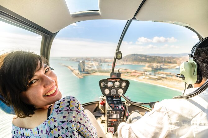 Barcelonas Panoramic Helicopter Flight - Key Points