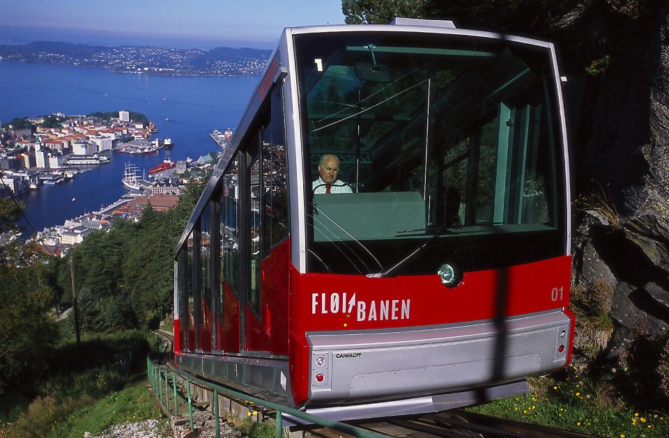 Bergen: City Sightseeing, Fjord Cruise & Mt Fløyen Funicular - Key Points