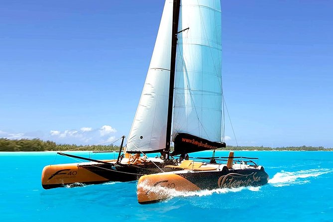 Bora Bora Half-Day Catamaran Sailing, Snorkeling and Floating Bar Experience - Key Points