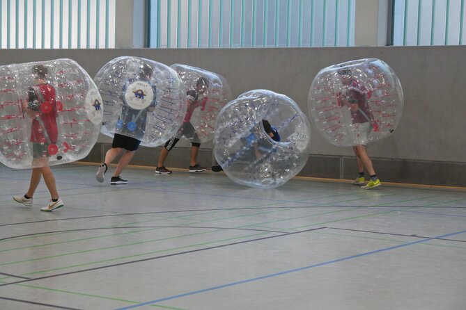 Bubble Soccer in the Center of Hamburg With Beer / Champagne - Key Points
