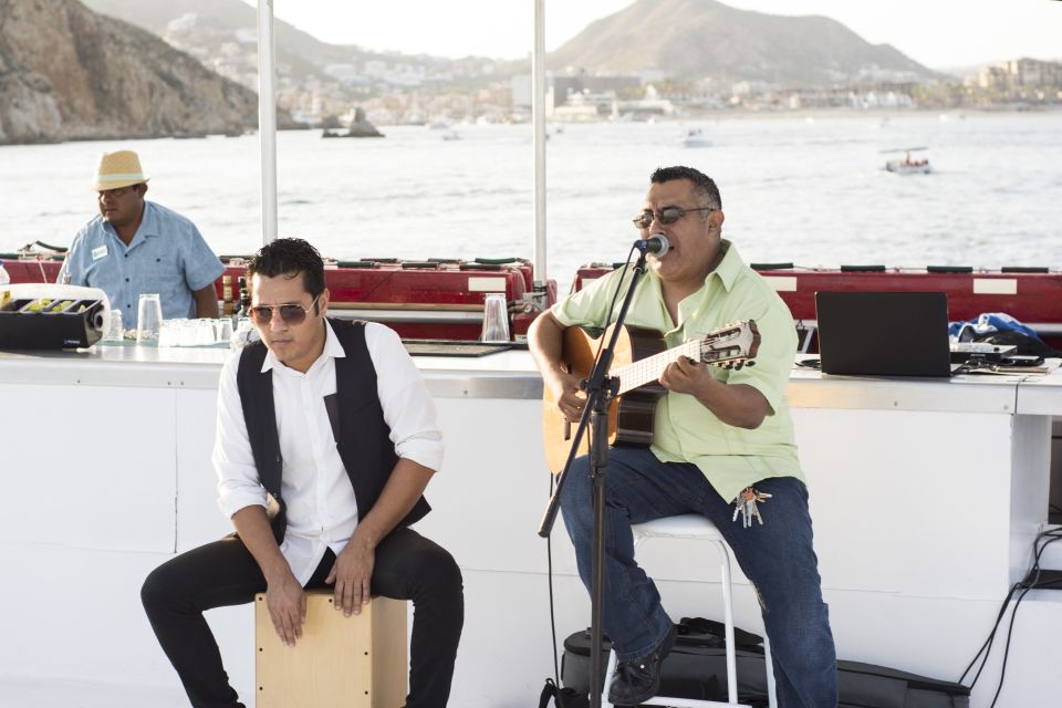 Cabo: Sunset Cruise With Dinner, Music & Open Bar - Key Points