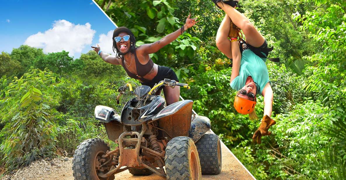 Cancun: Jungle ATV Tour, Ziplining, and Cenote Swim - Key Points