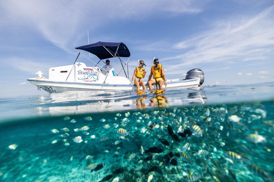 Cancun: Snorkeling Boat Tour With Hotel Transfer and Gear - Key Points