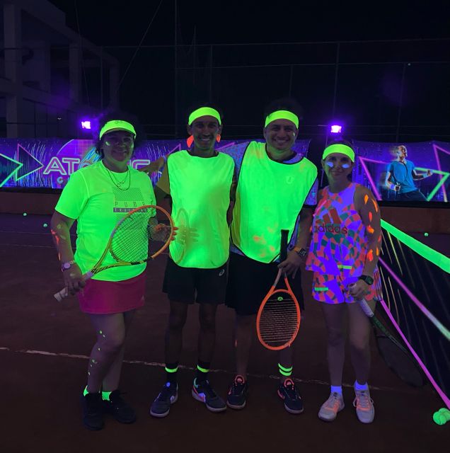 Cancun: Tennis Black-light Experience at RN Tennis Center - Key Points
