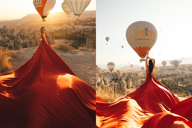 Cappadocia Photoshooting With Flying Dress - Key Points