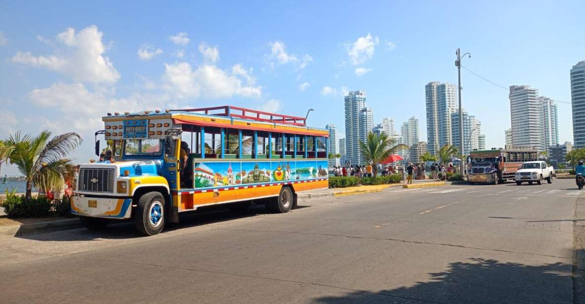 Cartagena: City Tour on a Typical Colombian Chiva Bus - Key Points