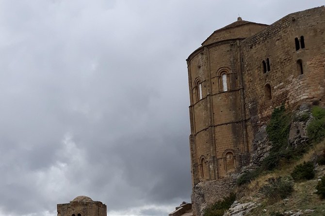 Castle of Loarre- Collegiate Church of Bolea - Overview of Castle of Loarre