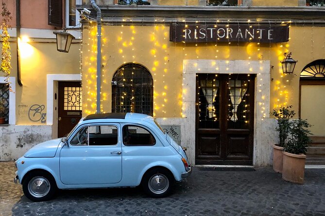 Classic Fiat 500 Rental in Rome
