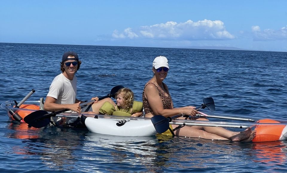Clear Bottom Glassy Kayak Rental Safe and Stable Kayaks - Key Points