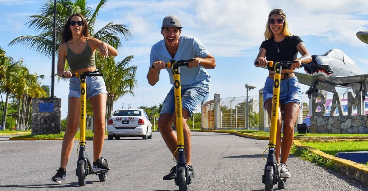 Cozumel: Clear Boat and Electric Scooter Ride - Key Points