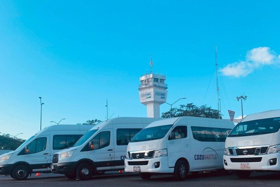 Cozumel: Shared Shuttle From Cozumel Airport to Your Hotel - Key Points