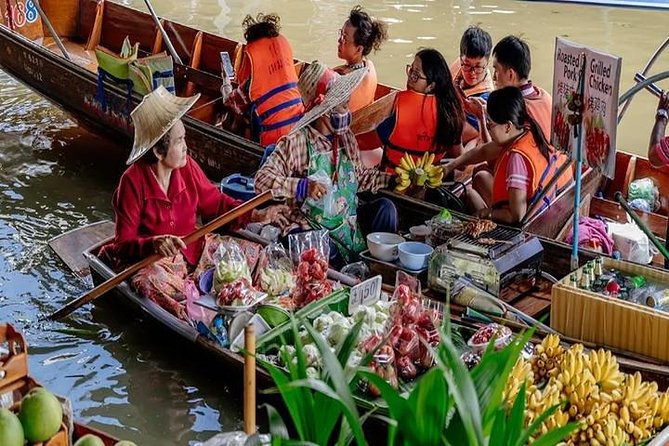 Damnoen Floating Market & Optional Erawan Water Waterfall Tour - Tour Details and Pricing