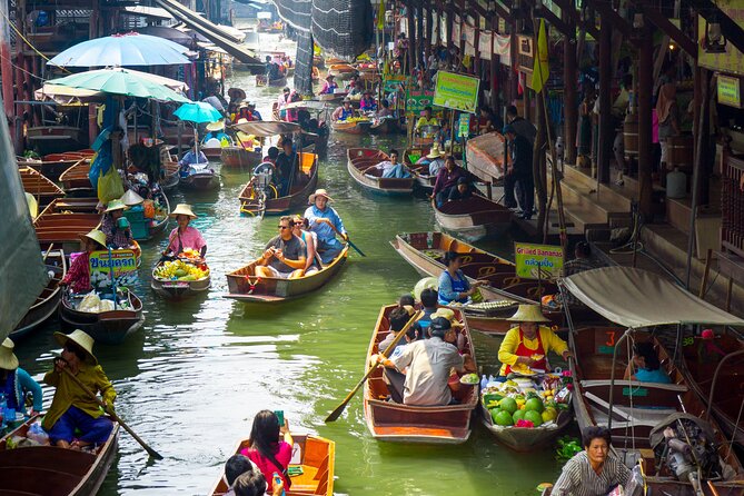 Damnoen Saduak Floating Market & Maeklong Railways From Bangkok