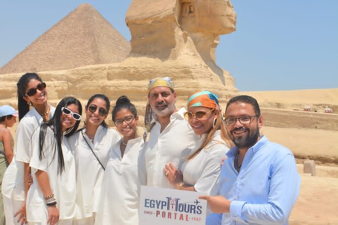 Day Tour to Giza Pyramids Complex, Egyptian Museum & Bazaar - Key Points