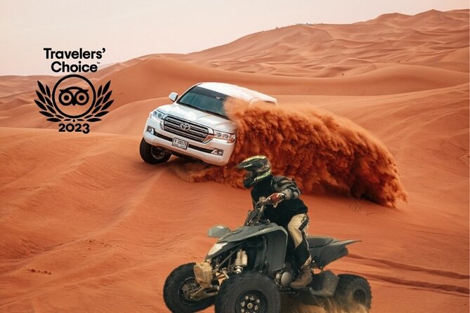 Desert Safari Adventure Dune Bashing,Camel,ATV Opt,8 Shows&Dinner - Key Points