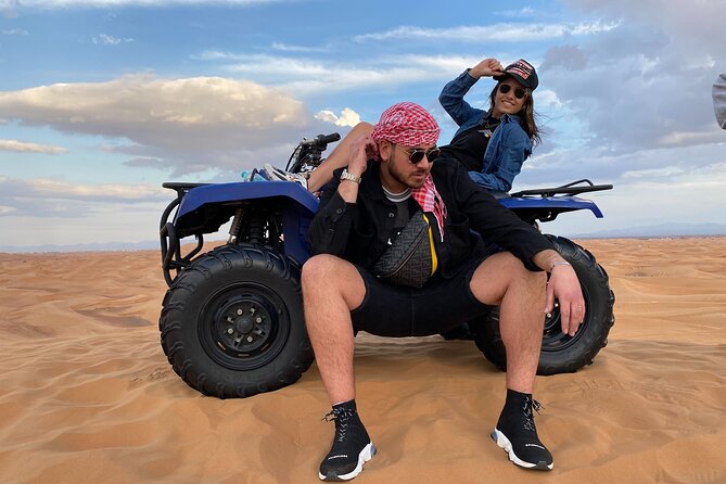 Desert Safari, Quad Bike, Sandboard, Camel Ride & VIP BBQ Dinner - Key Points