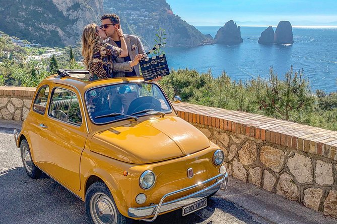 Dolce Vita Vintage Photo Experience With Yellow Fiat 500 - Key Points