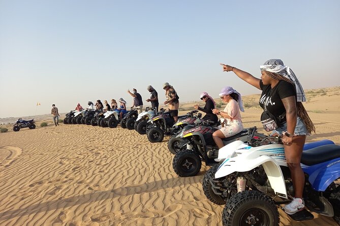 Dubai: 60Minute Self-Drive ATV Quadbike, Camel Ride, Sand Surfing - Key Points