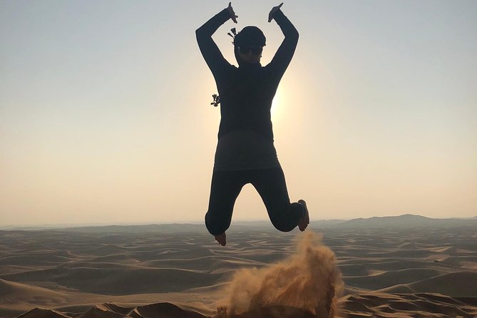 Dubai Desert Morning Dune Bashing, Sandboarding & Camel Ride - Key Points