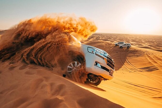 Dubai Desert Safari, Camel Ride, Sand Boarding and BBQ Dinner - Key Points
