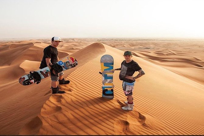 Dubai Desert Safari, Dune Bashing, Camel Ride, Sandboarding & BBQ