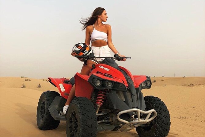 Dubai Desert Safari With BBQ, Quad Bike and Camel Ride Experience - Key Points