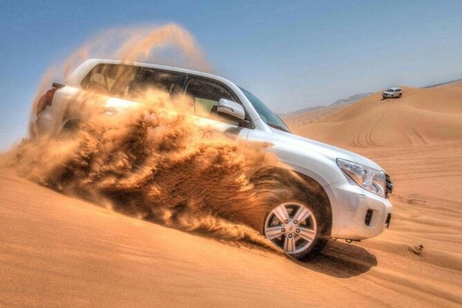 Dubai Desert Safari With Camel Riding, Sand Boarding,BBQ Dinner and 3 Live Shows - Key Points