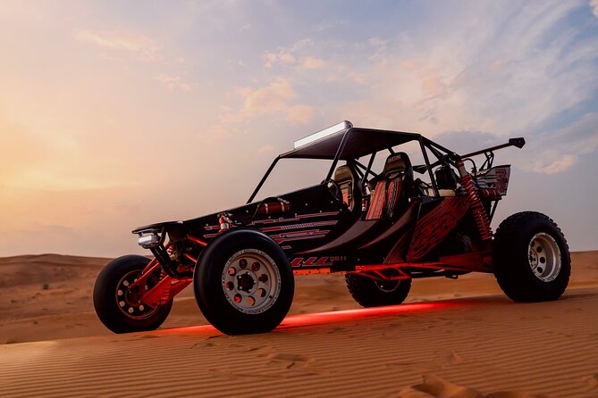 Dubai Dune Buggy Safari Tour in Red Dunes With Dinner Options - Key Points