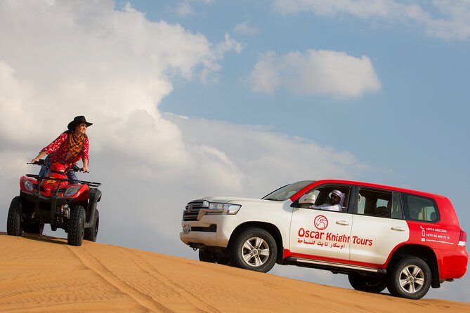 Dubai Evening Desert Tour With Quad Bike and Dinner - Key Points