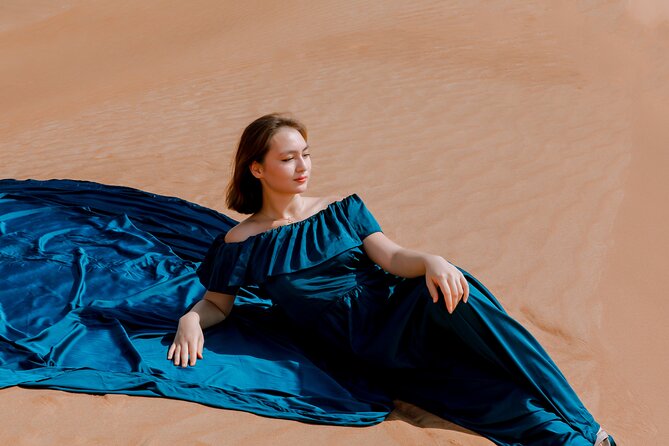 Dubai: Flying Dress With Photography and Thrilling Dune Drive - Key Points