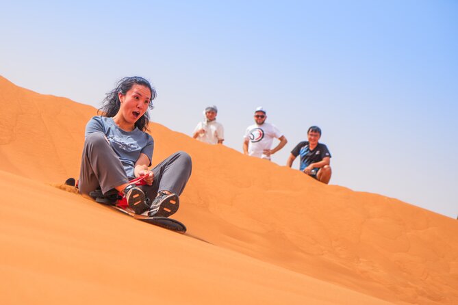 Dubai Morning Evening Desert Safari,Sand Boarding and Camel Ride - Key Points