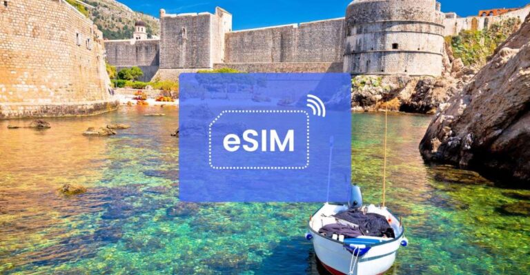 Dubrovnik: Croatia/ Europe Esim Roaming Mobile Data Plan