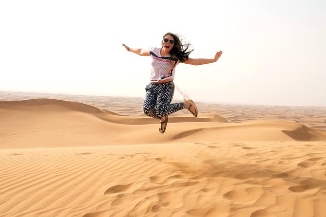 DXB Private Morning Desert Safari With Camel Ride N Sand Boarding - Key Points